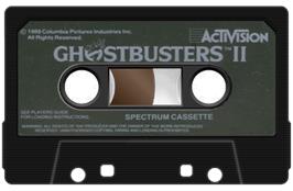 Cartridge artwork for Cazafantasmas 2 on the Sinclair ZX Spectrum.